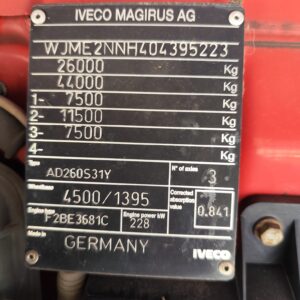 IVECO STRALIS CUBE 260S31 (COD.INT. PM1841)