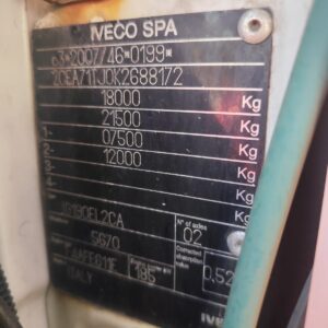 IVECO EUROCARGO 180-250 (COD.INT. PM1980)