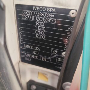 IVECO EUROCARGO 180-250 (COD.INT. PM1996)