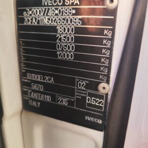 IVECO EUROCARGO 180-320 (COD.INT. PM1947)
